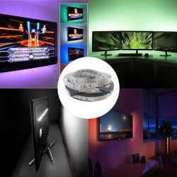 Oferta Especial: Tira LED Multicolor con Control Remoto - Iluminación Decorativa para Hogar y Eventos | Leds SMD 3528/5050, 8 Modos de Luz