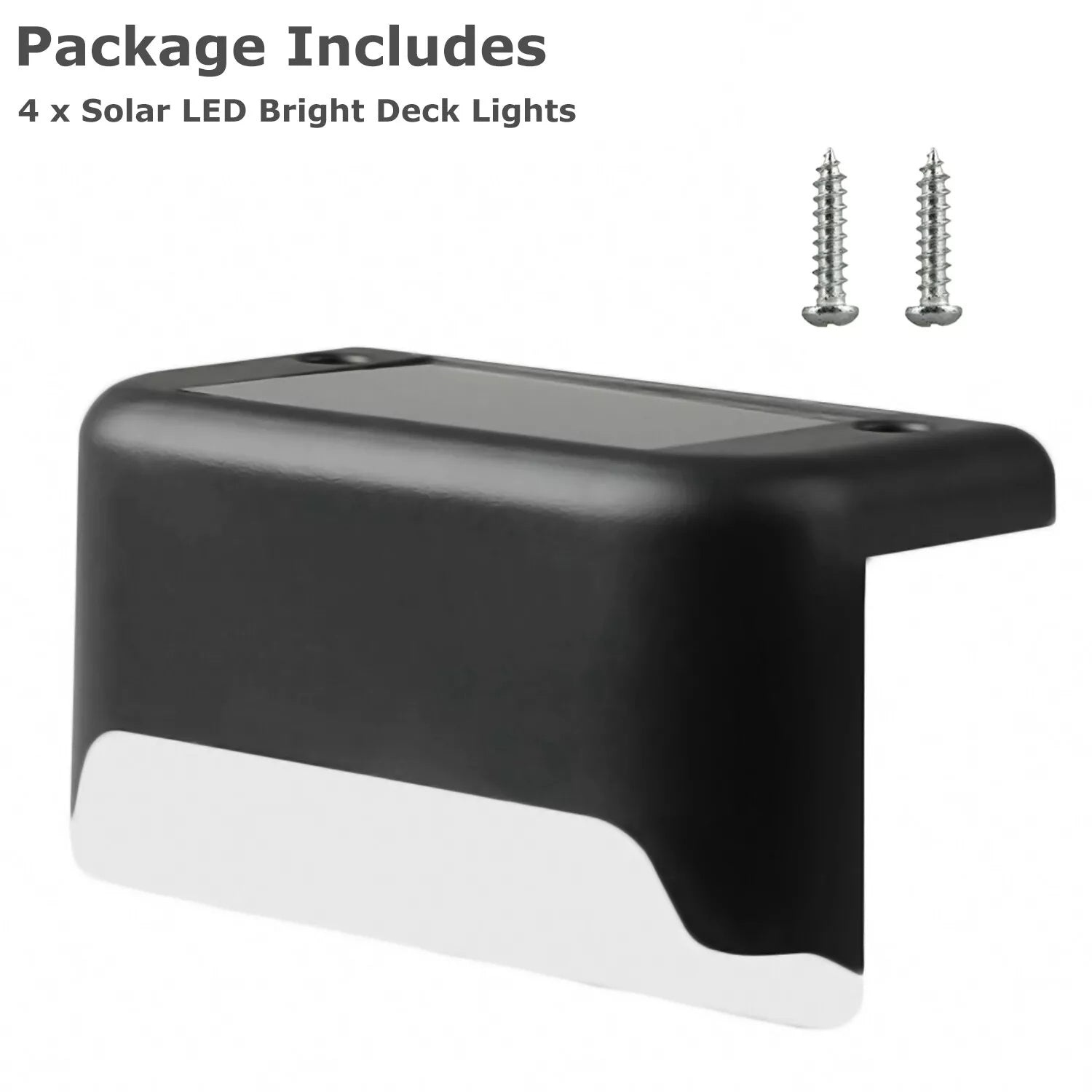 Set de 4 Lámparas Solares de Escalera con Diseño Bronce – Iluminación Exterior Inteligente para Jardín y Seguridad | Ecológicas, Automáticas y Resistente al Clima